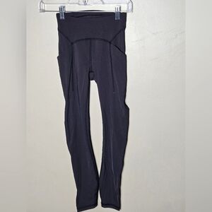 Lululemon Power Thru High Rise Elevated Athleisure Legging, Size 0